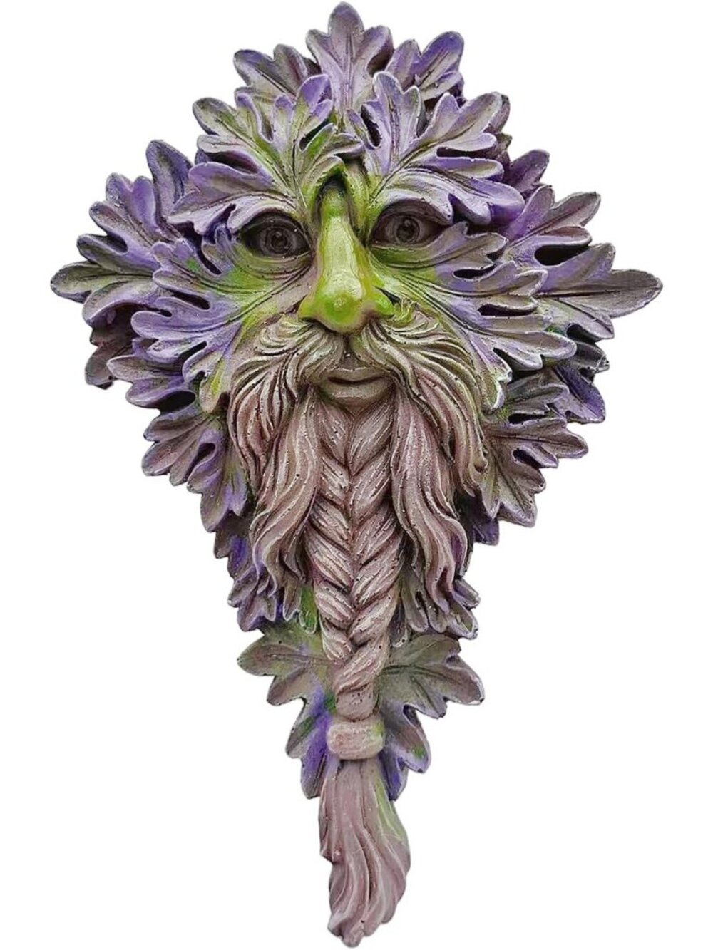 Whimsical 7.9" Face Hugger Garden Statue - Outdoor Fairy Elf Yard Art Decor